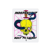 Independent Relic Clear Mylar Sticker Multi 3 in x 4 in