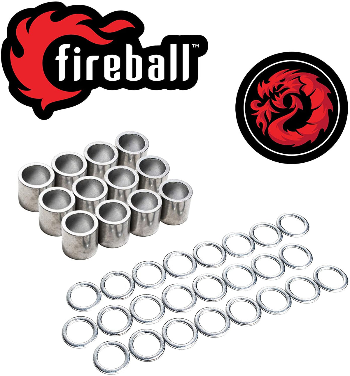 Dragon Spacers and Speed Rings (24 Rings 12 Spacers )