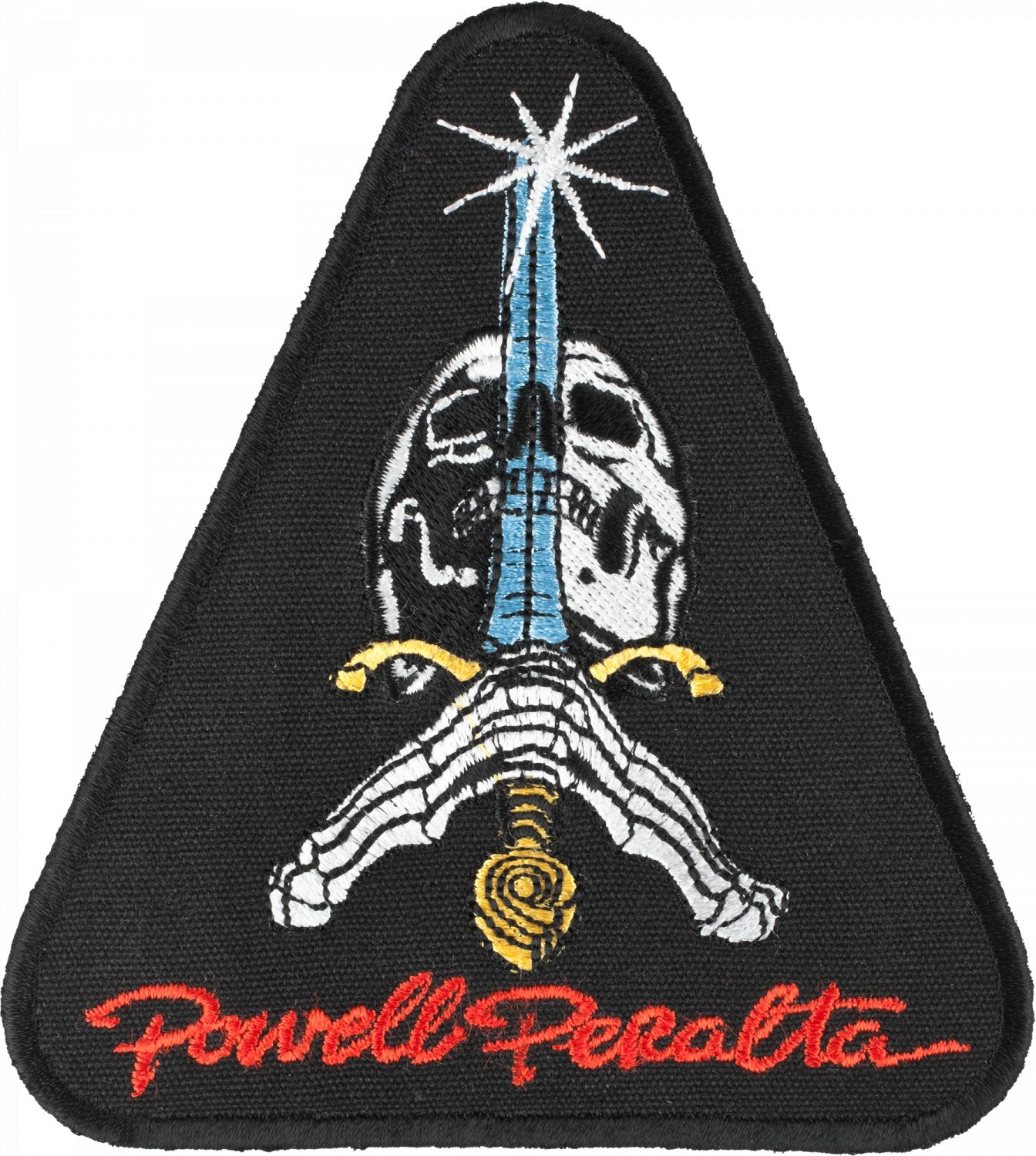 Powell Peralta Skull and Sword Patch, 3.5 Inch
