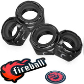 Fireball Dragon Axle Nuts, Black