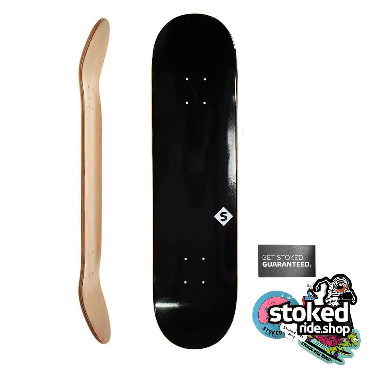 Stoked Ride Shop Graphic Deck, Multiple Widths