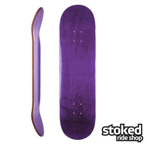 Stoked Ride Shop Blank Skateboard Deck, Blemished