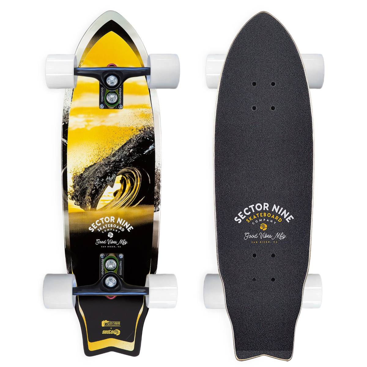 Sector 9 Crescent Wavepark Longboard, Complete