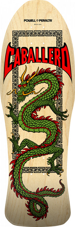 Powell-Peralta Steve Caballero Chinese Dragon Complete Skateboard, Natural, Shape 150, 10.0"