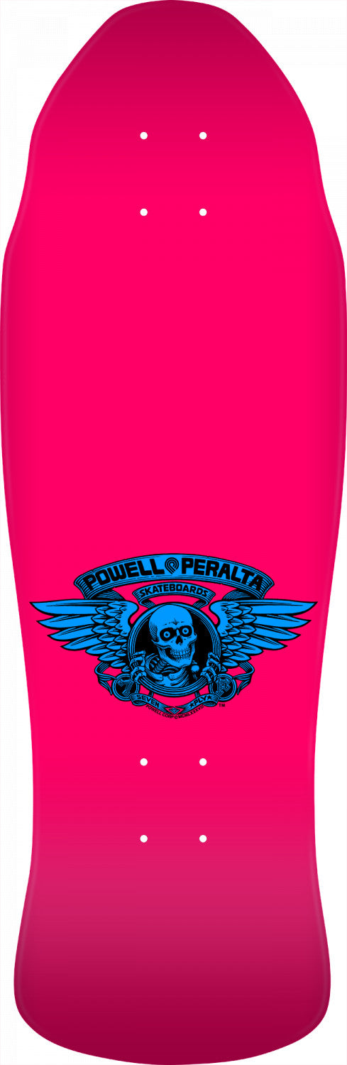 Powell-Peralta Pro Steve Caballero Street Skateboard, Hot Pink, Shape 157, 9.625"