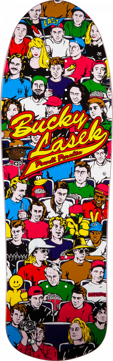 Powell-Peralta Bucky Lasek Stadium Skateboard Deck Reissue, 10"