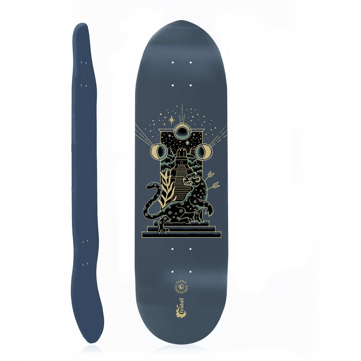 Fireball x Elena FX Mini Cruiser Artist Series Skateboard