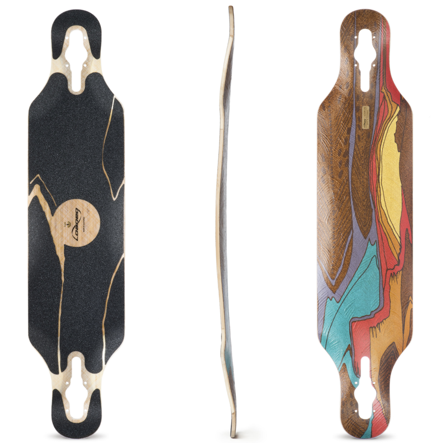 Loaded Boards Icarus Longboard, Complete