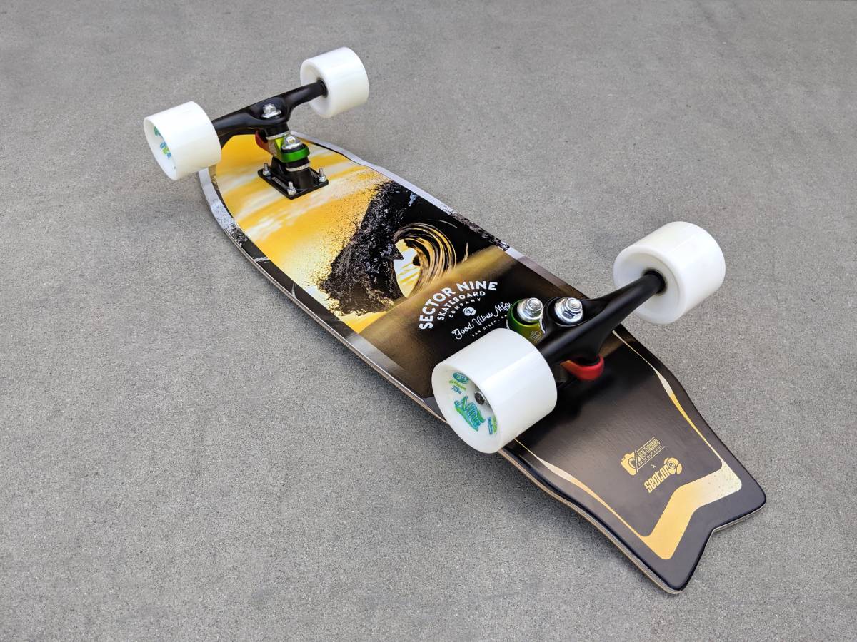 Sector 9 Crescent Wavepark Longboard, Complete