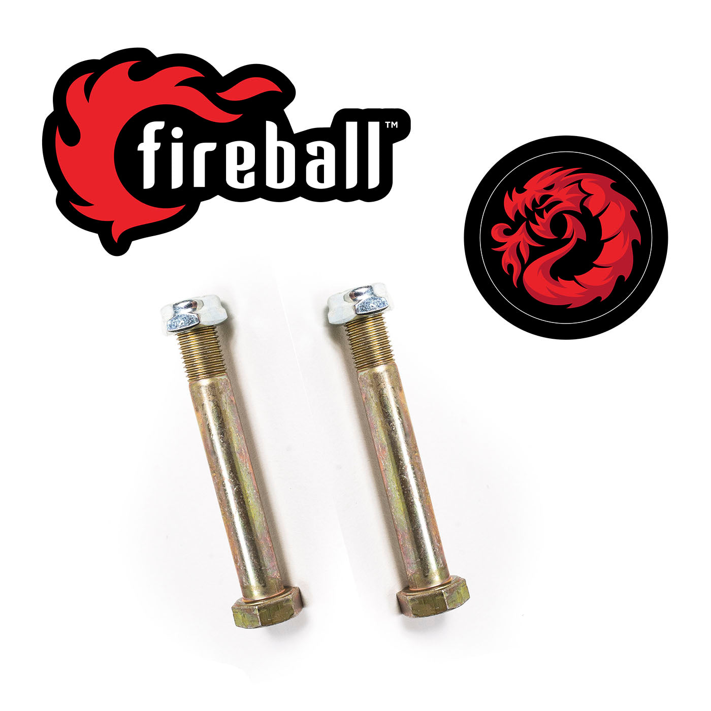 Fireball Dragon 2x Kingpin & Nut Pack