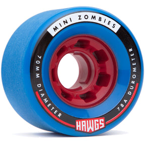 Landyachtz Mini Zombie Hawgs Longboard Wheels, 70mm