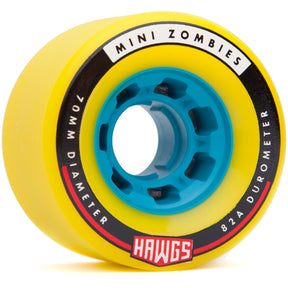 Landyachtz Mini Zombie Hawgs Longboard Wheels, 70mm