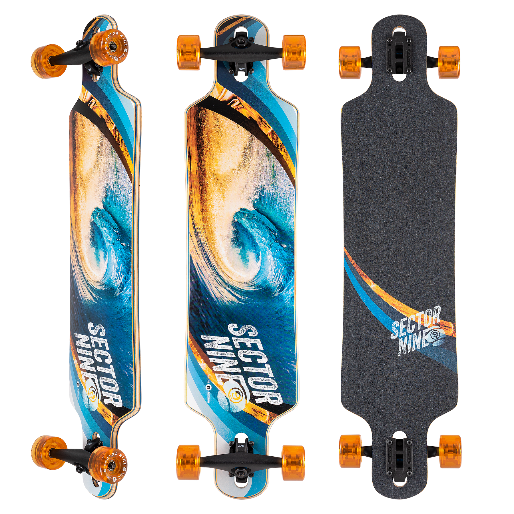 Sector 9 Meridian Swirl Longboard Complete