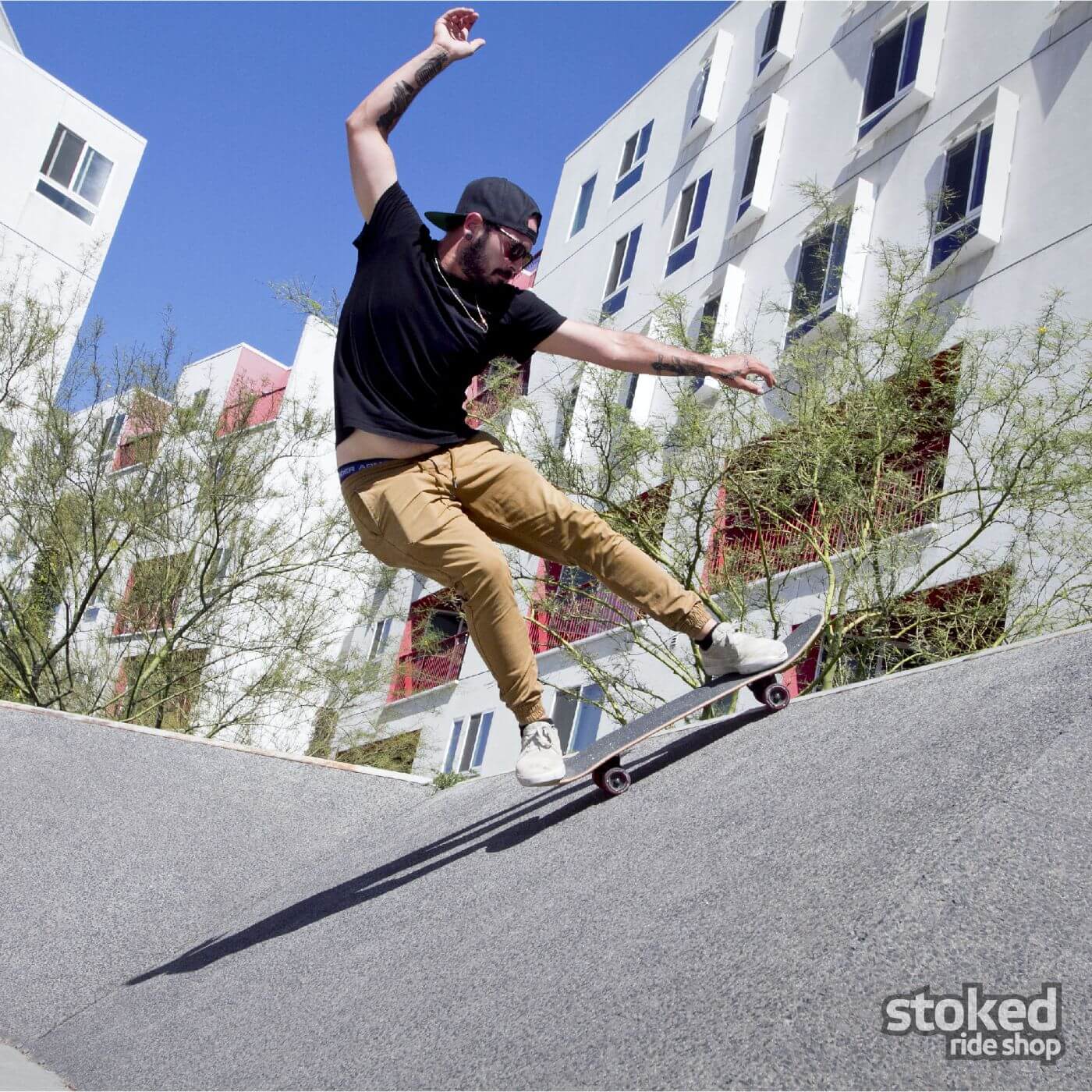 Stoked Ride Shop Old School Fishy Deck, 9.25"