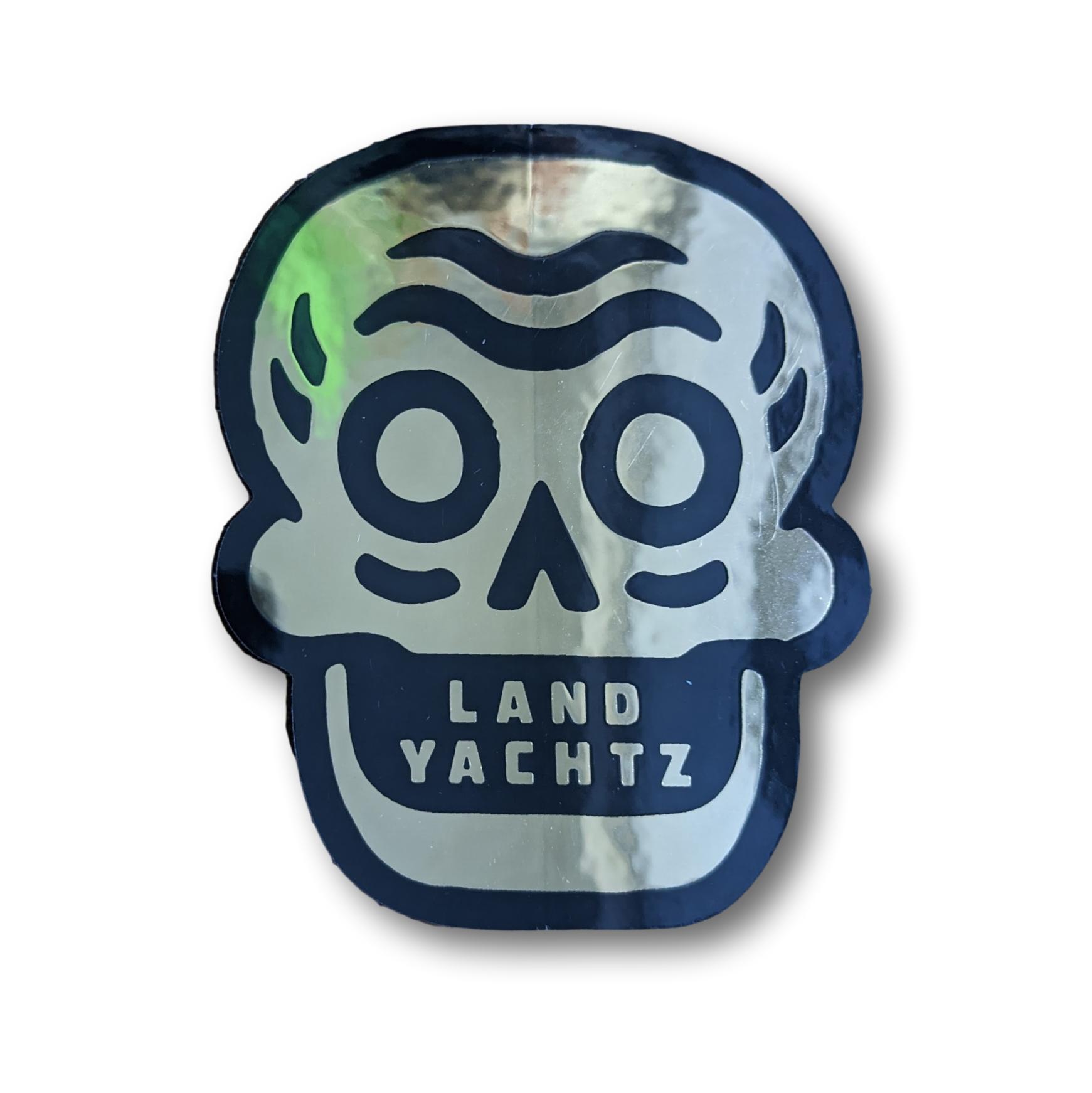 Landyachtz Gold Skull Sticker