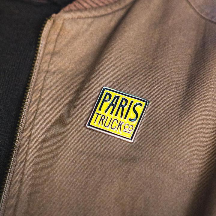 Paris Truck Co. Hipster Logo Pin, 1.25"