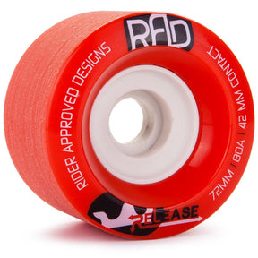 RAD Release Longboard Wheels, 72mm