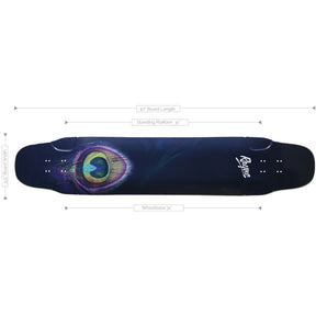 Rayne Whip 47 Longboard, Deck Only