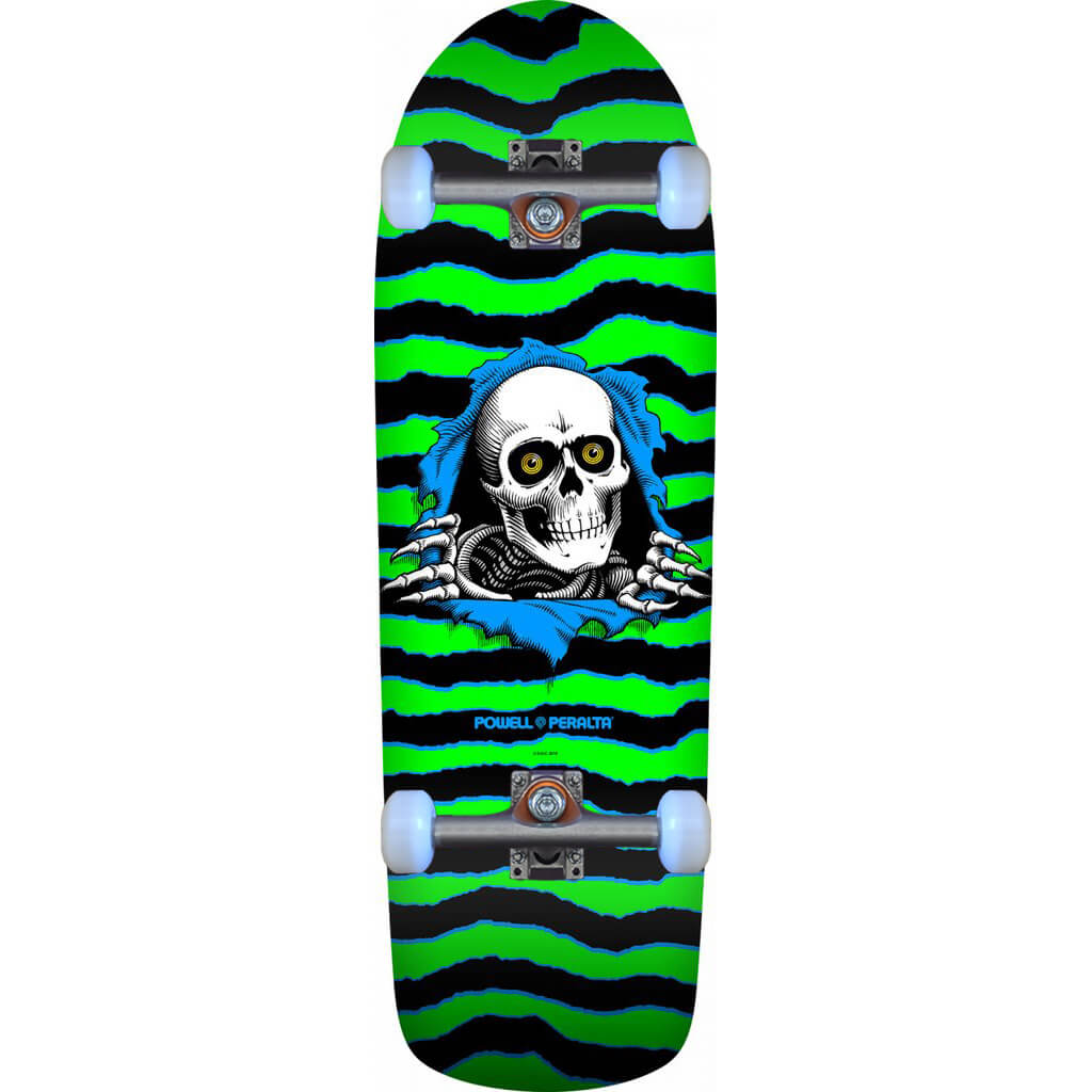 Powell-Peralta OG Old School Ripper Skateboard Complete, Green/Black, 10.0"
