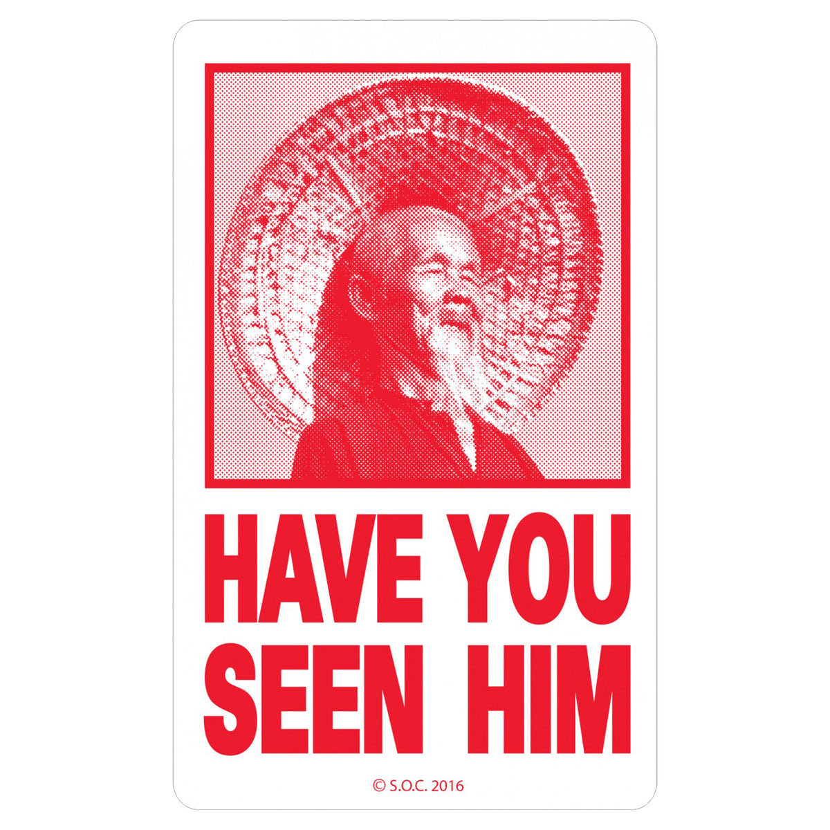 Powell-Peralta Animal Chin Have You Seen Him? Stickers