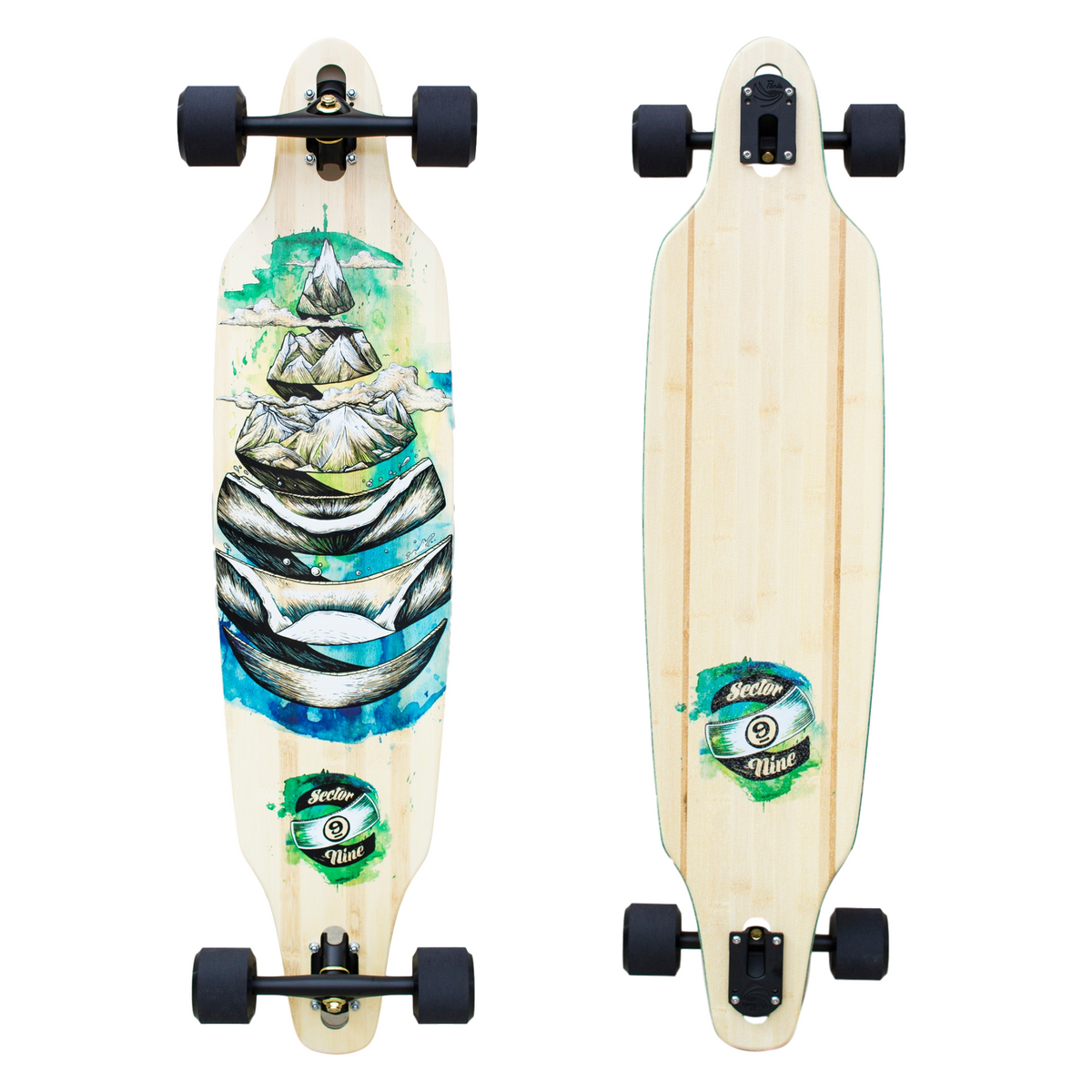 Sector 9 Nine Droplet Lookout Longboard Skateboard with Paris Trucks and Fireball Beast Wheels Product