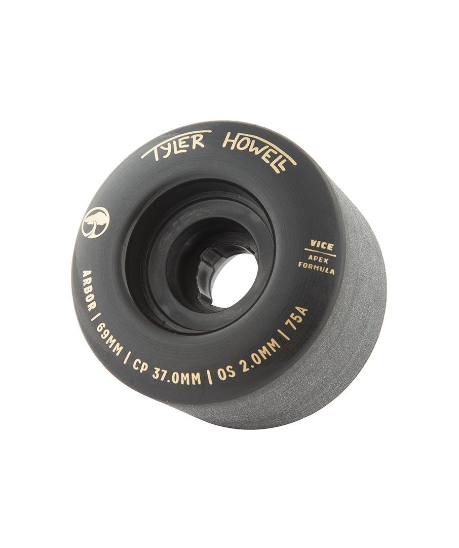 Arbor Vice Tyler Howell, 69mm 75a Wheel Set, Black