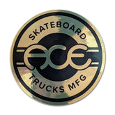 Ace Gold Logo Sticker, 5"