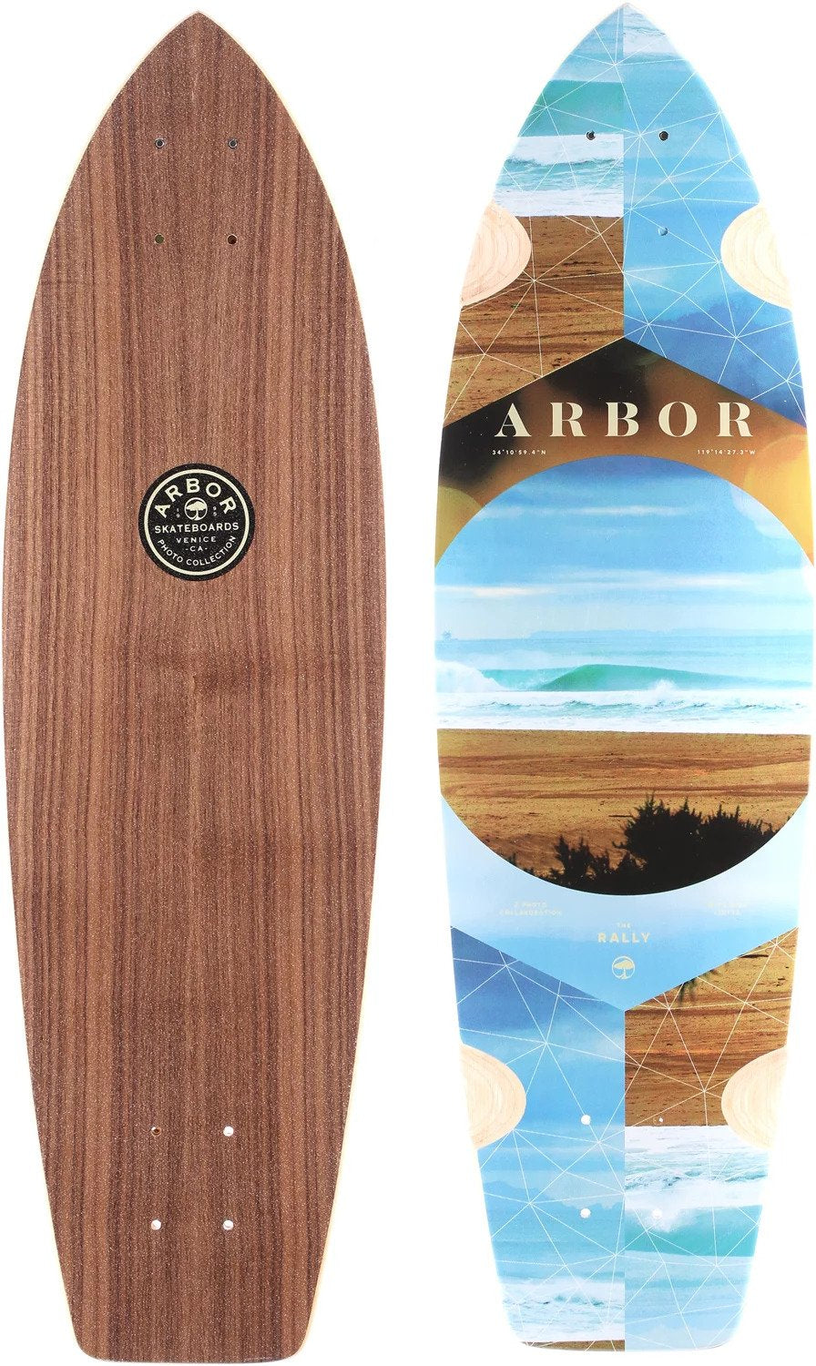 Arbor Rally Longboard Skateboard, Deck Only