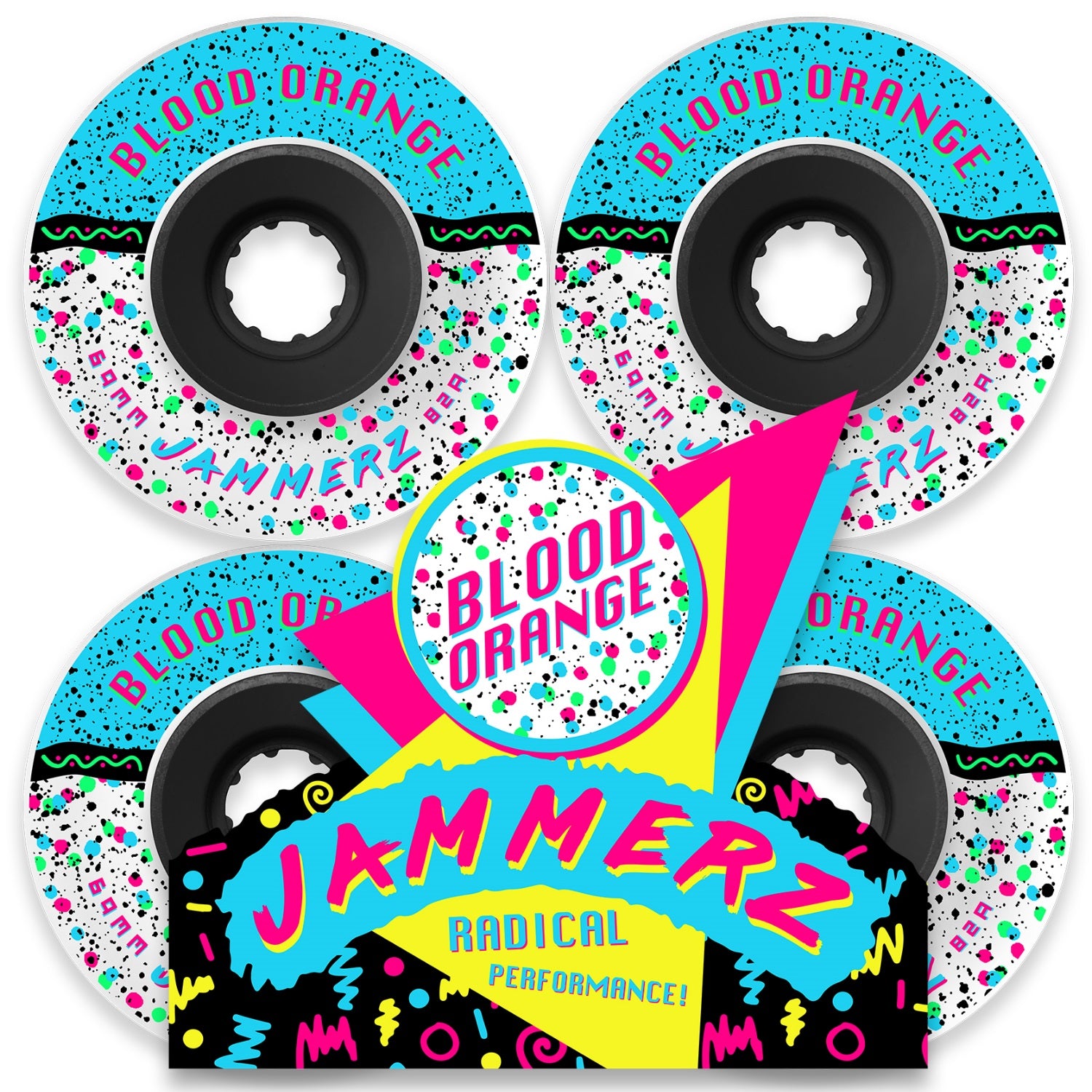 Blood Orange Jammerz Wheels, 60mm | 66mm | 69mm