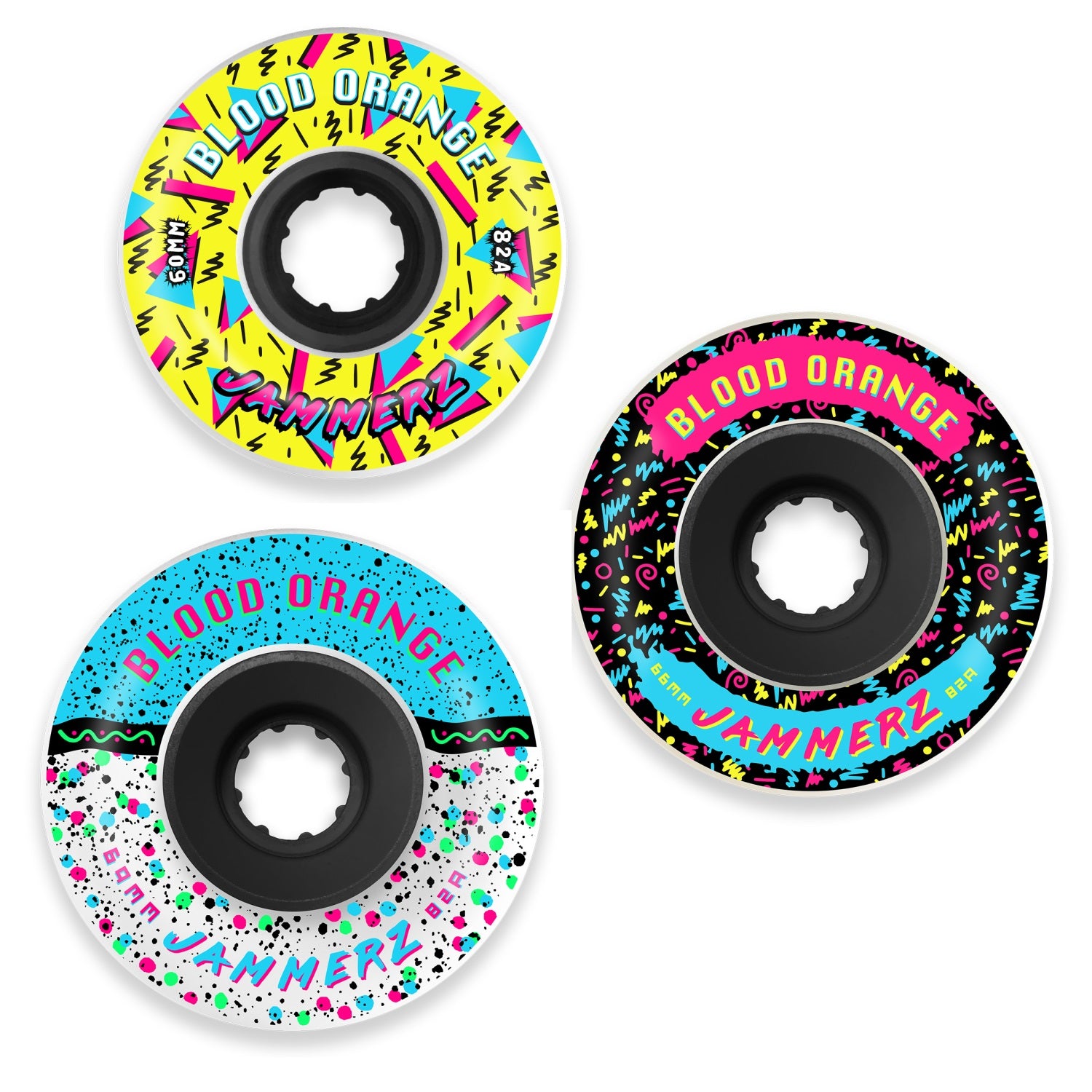 Blood Orange Jammerz Wheels, 60mm | 66mm | 69mm