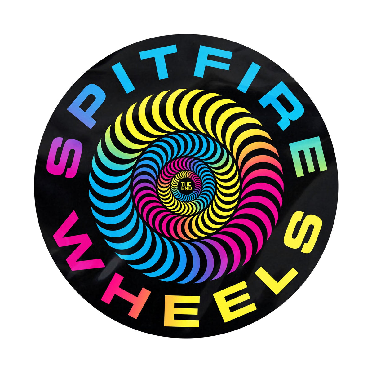Spitfire Multi Swirl Classic Sticker, 5.5"