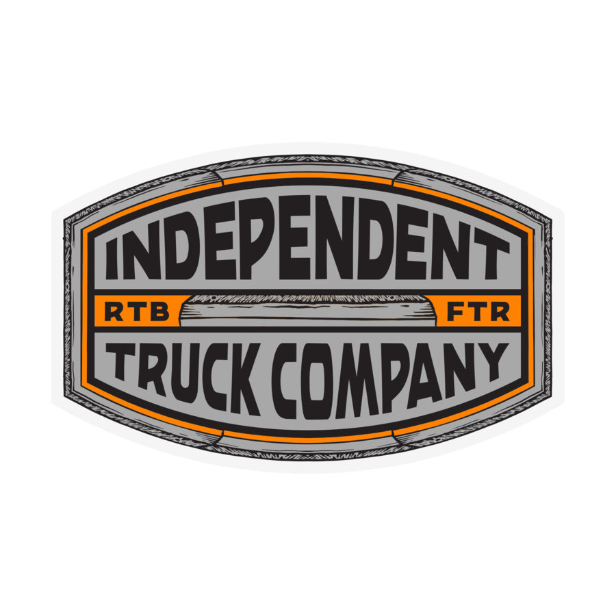 Independent ITC Curb Sticker, 5 in x 3.25 in