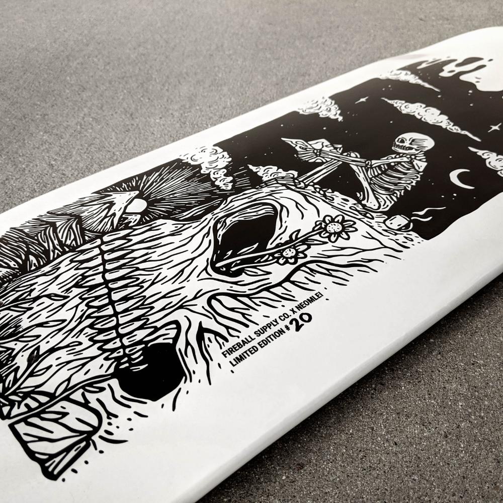Fireball Limited Edition Artist Series Cruiser Skateboard | Eli Klemmeck, aka Neomlei