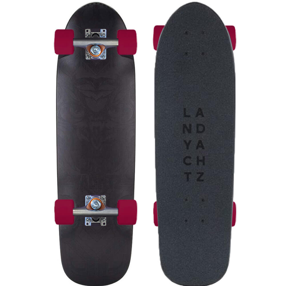 Landyachtz Dinghy Series Skateboard, Emboss Complete (Fireball Build)
