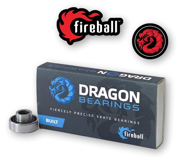 Dragon BUILT Ceramic Bearings 8 Pack [Open Box]