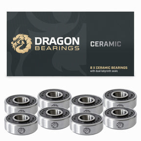 Dragon CERAMIC Bearings 8 Pack