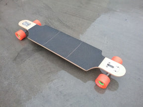 Kebbek Jim Z Flush Cut Longboard Skateboard Complete w/ Paris Trucks and Orangatang Caguama