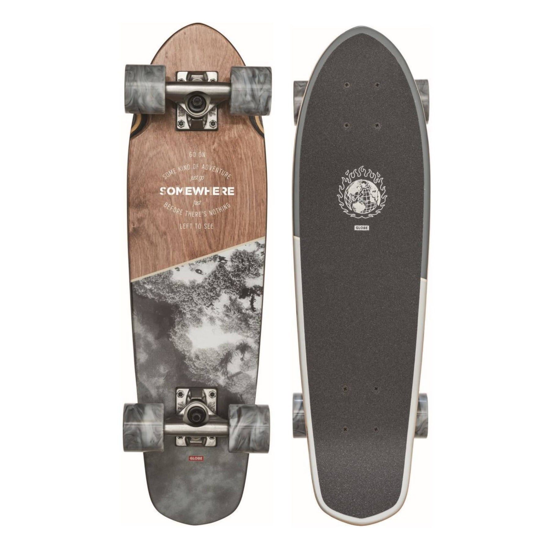 Globe Blazer Series Longboard Skateboard, Complete