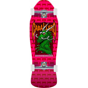 Powell-Peralta Pro Steve Caballero Street Skateboard Complete, Hot Pink, Shape 157, 9.625"