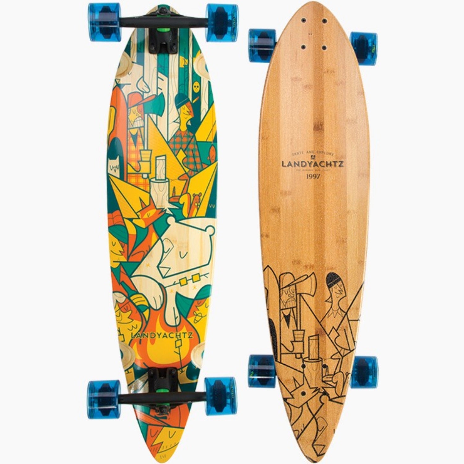 Landyachtz Chief Longboard, Deck and Complete