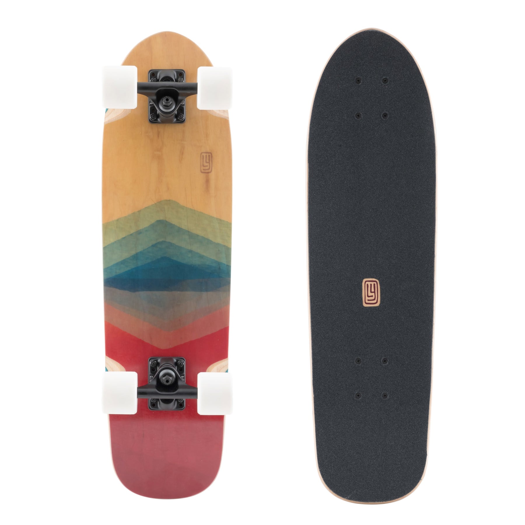 Landyachtz Dinghy Series Skateboard, FG Watercolor Complete
