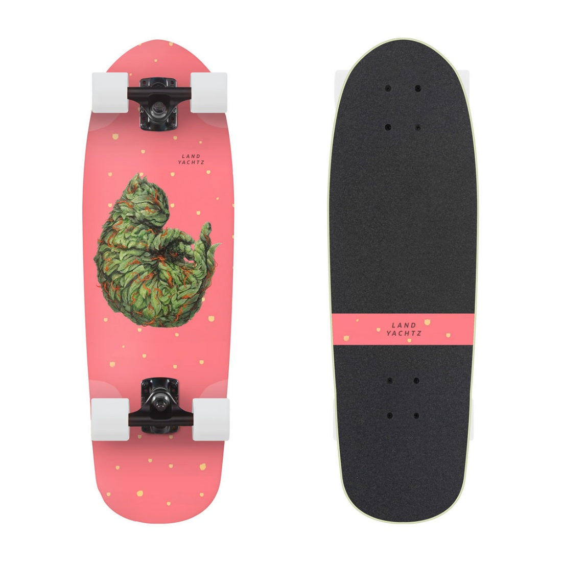 Landyachtz Dinghy Series Skateboard, Blunt Meowijuana Complete