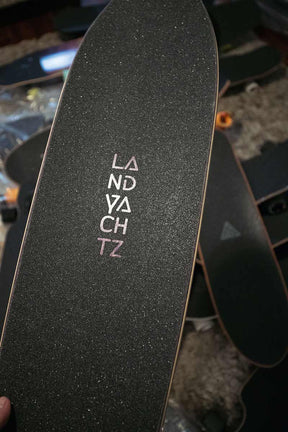 Landyachtz Dugout Series Skateboard, Surfing Skeleton Complete