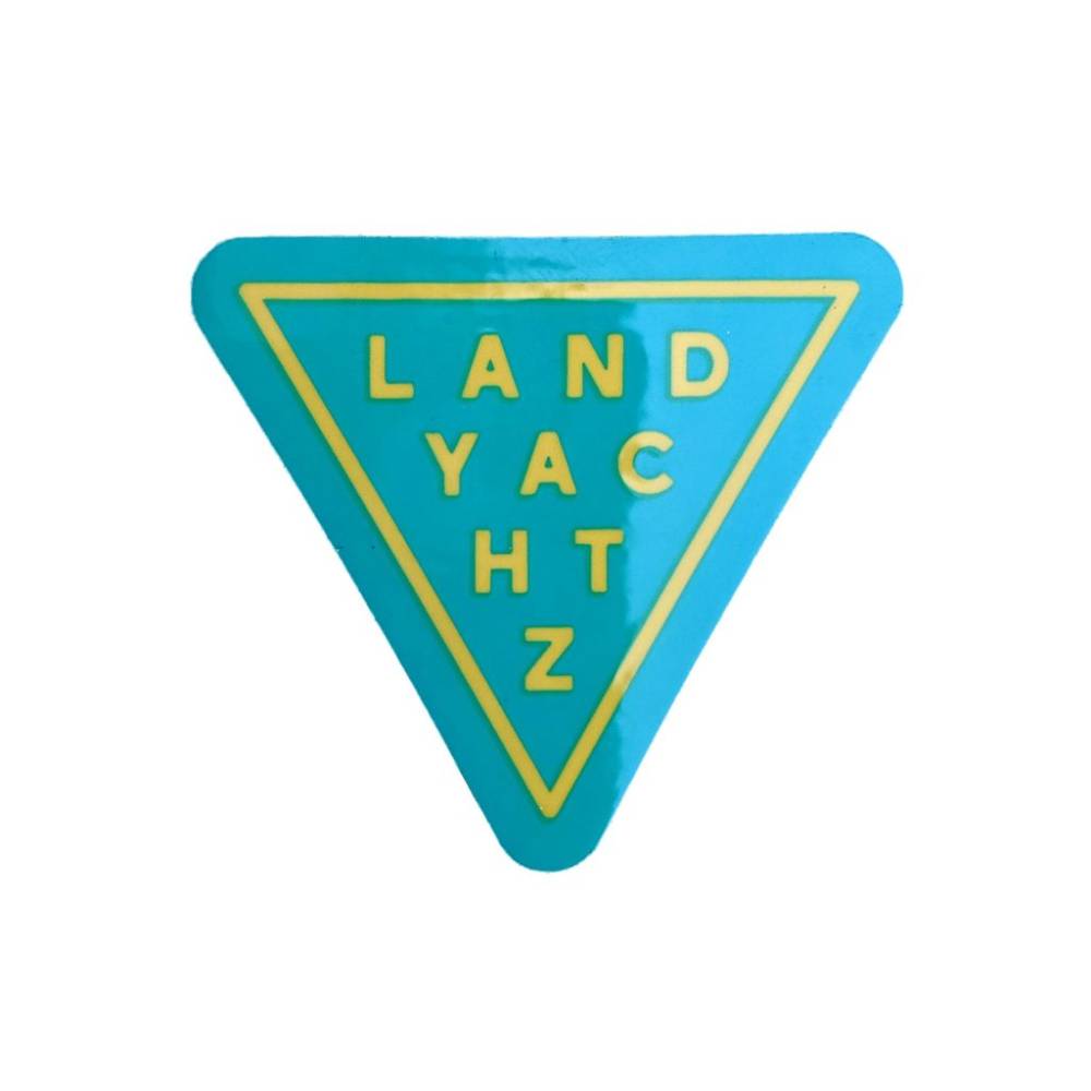 Landyachtz Teal Triangle Sticker