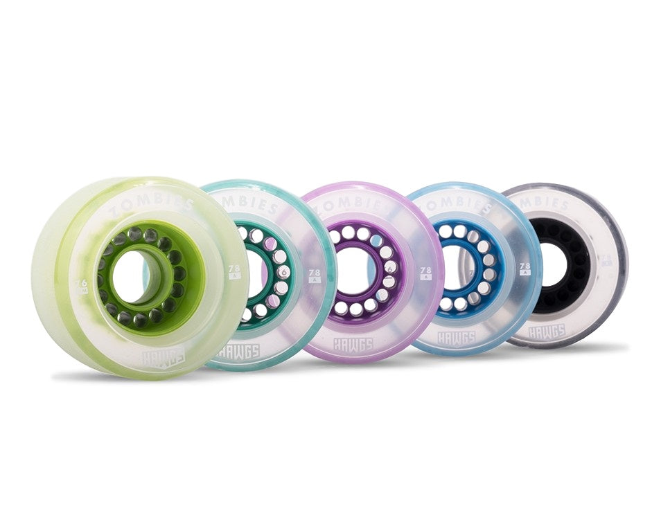 Landyachtz Zombie Hawgs Longboard Wheels, 76mm