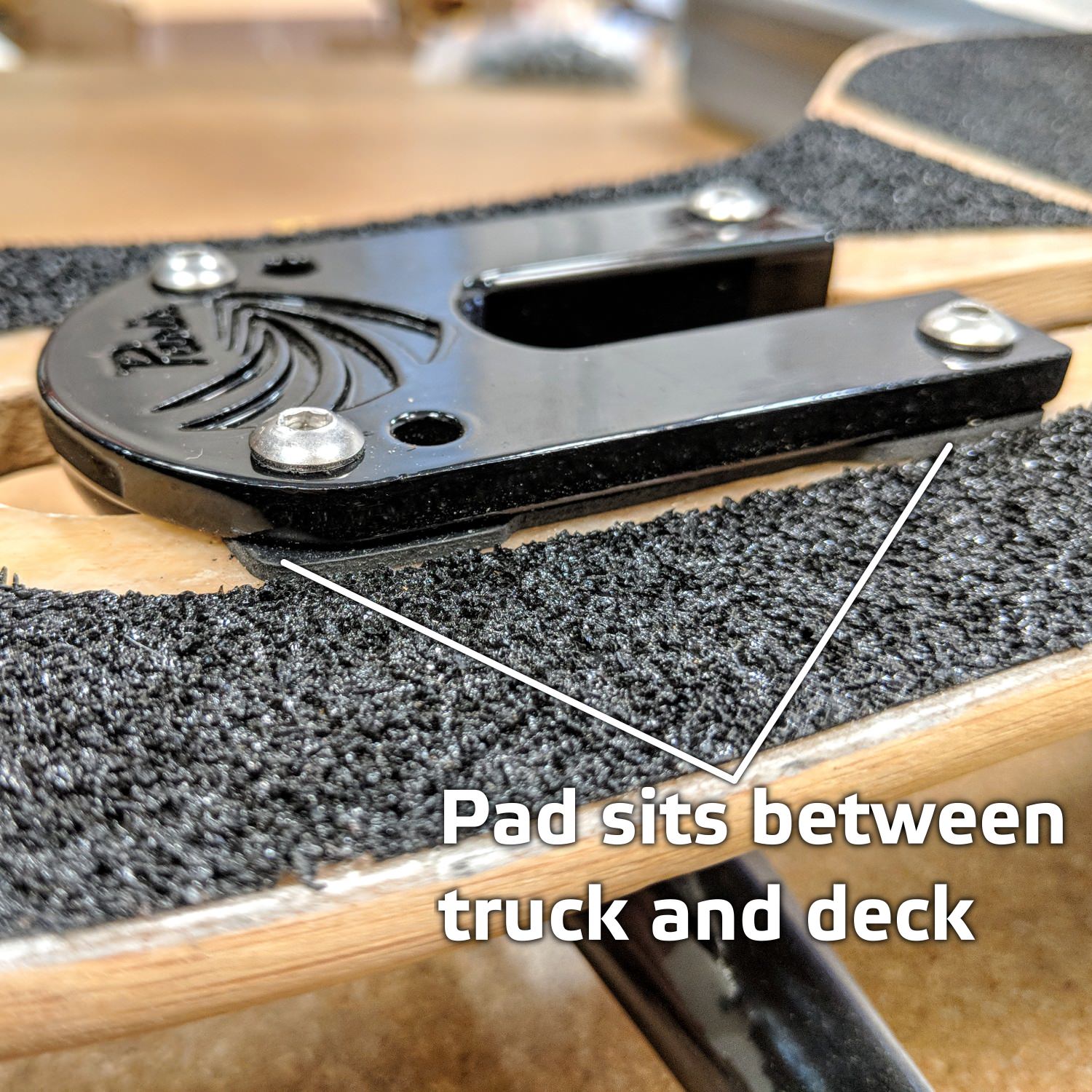 Loaded Boards Drop Through Shock Pads, 1/16 in