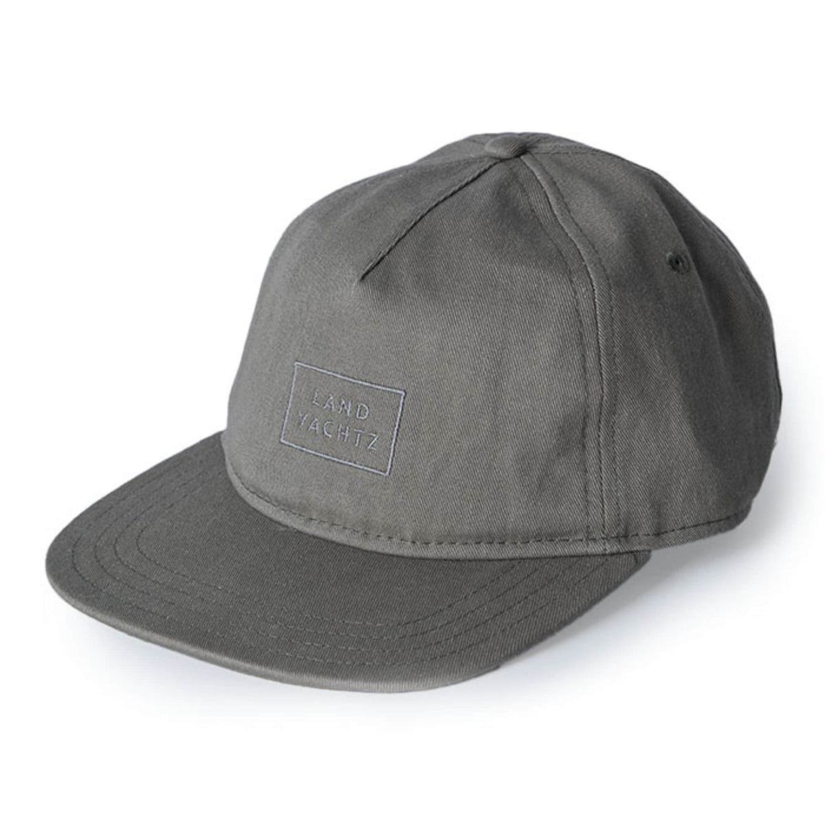 Landyachtz Rectangle Logo Hat, Olive Gray