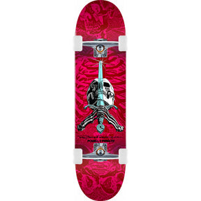 Powell-Peralta Skull and Sword Pink, Shape 249, 8.5", Complete