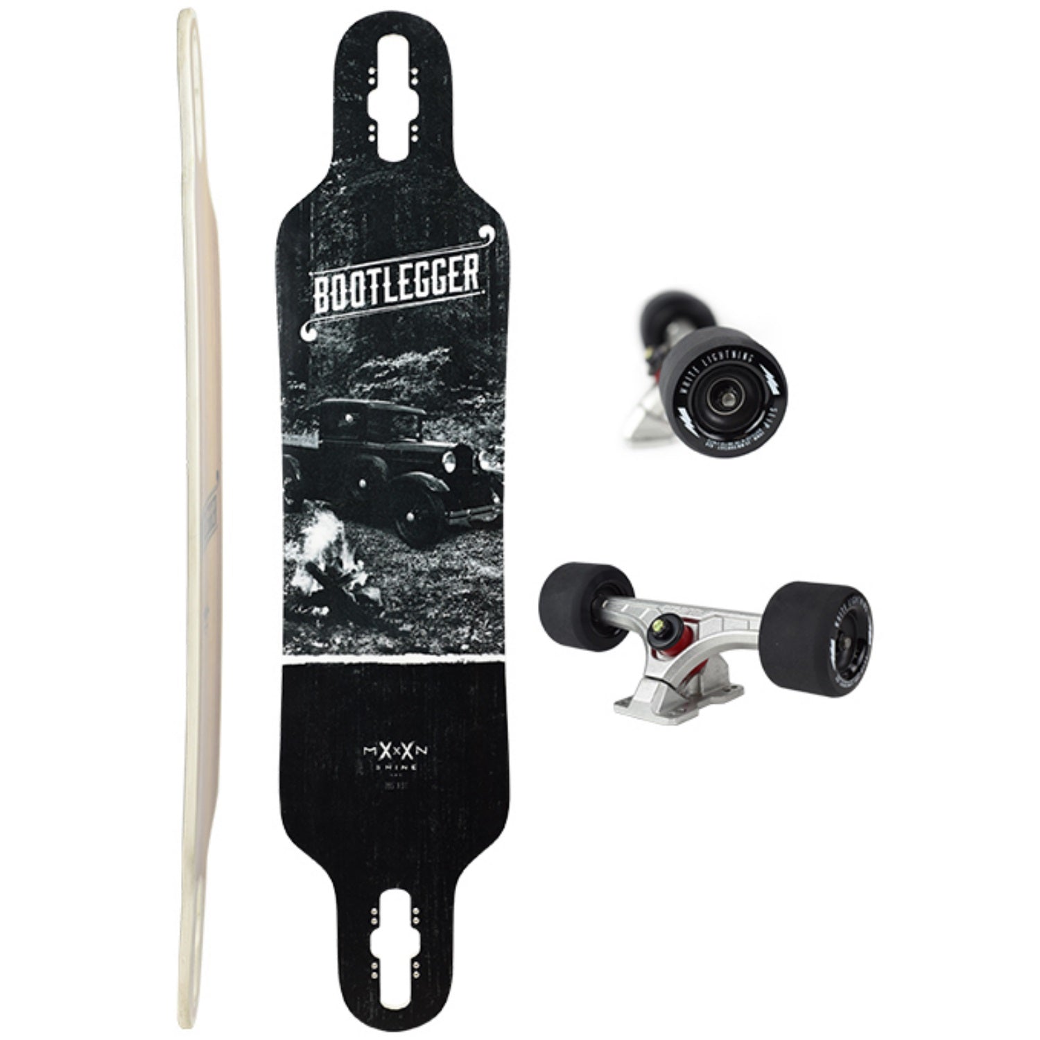 Moonshine Bootlegger Longboard, Deck and Complete