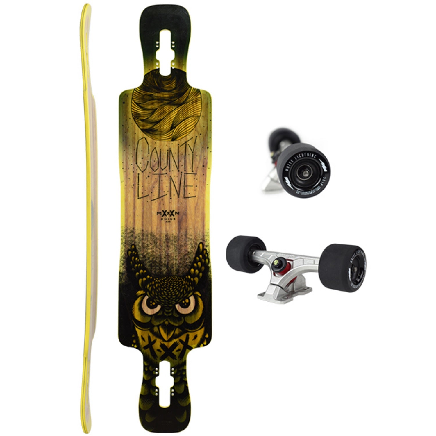 Moonshine County Line Longboard, Deck and Complete